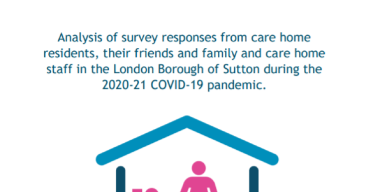 Front page of experiences in care homes during covid-19 report