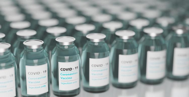 covid-19 vaccine vials 