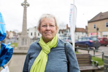 healthwatch woman at event 