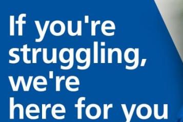 if you're struggling, the nhs is here for you