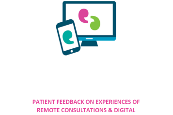 front cover of patient feedback of remote consultations & digital prescriptions report