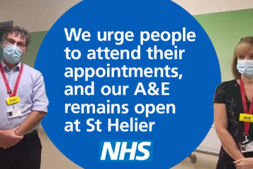 St Helier urge people to attend appointments and A&E 