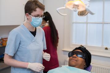 dentist treating a patient