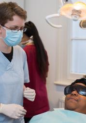 dentist treating a patient 